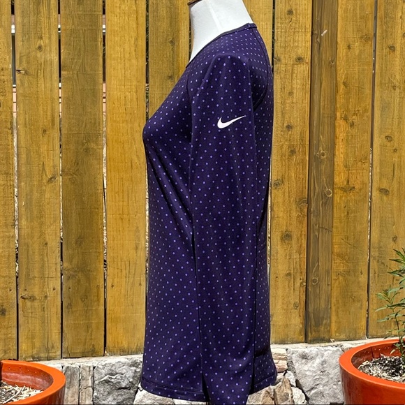Nike Pro Fleece Lined Long Sleeve Shirt Size M - Picture 2 of 7